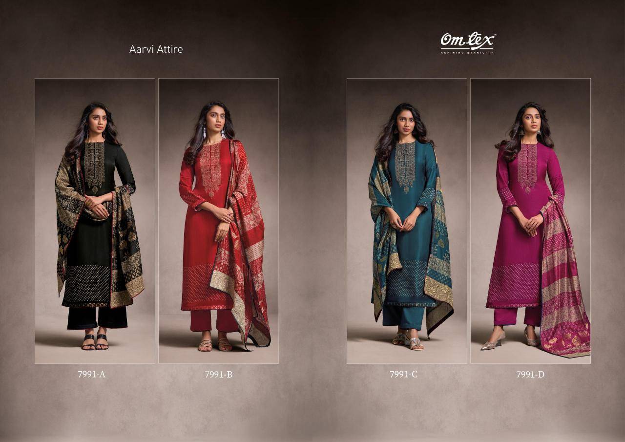 Omtex aarvi attire Dress materials suppliers in Kolkata