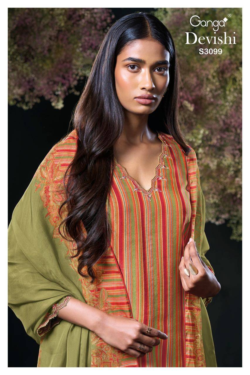 Ganga devishi 3099 Bulk dress materials suppliers in Surat