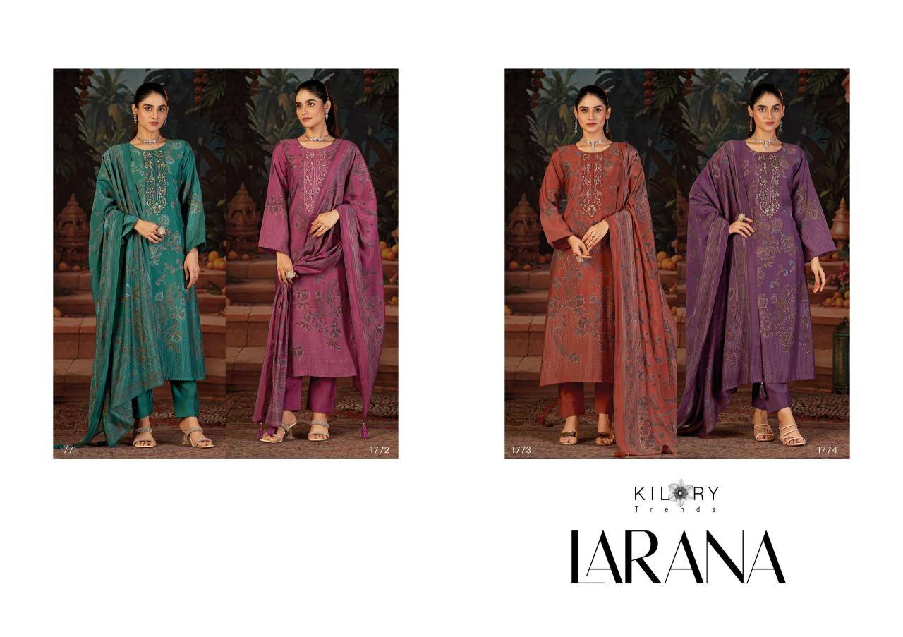 Kilory trends larana Dress material manufacturers in Surat
