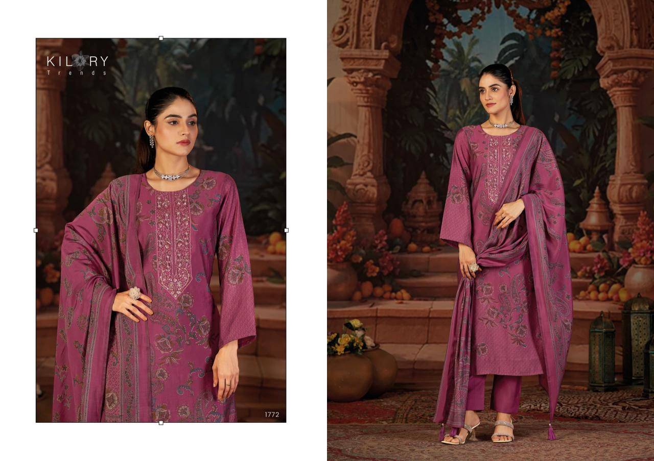 Kilory trends larana Dress material manufacturers in Surat