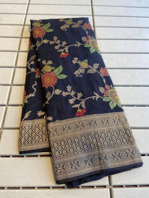 Akshara pure crepe khadi silk Wholesale saree suppliers in Kolkata