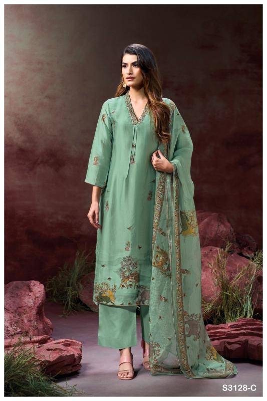 Ganga ailis 3128 Surat dress material online shopping