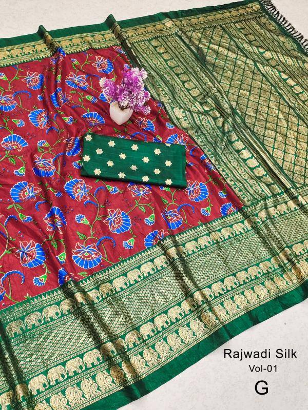 Malhar priya soft dola silk Saree wholesale market in West Bengal