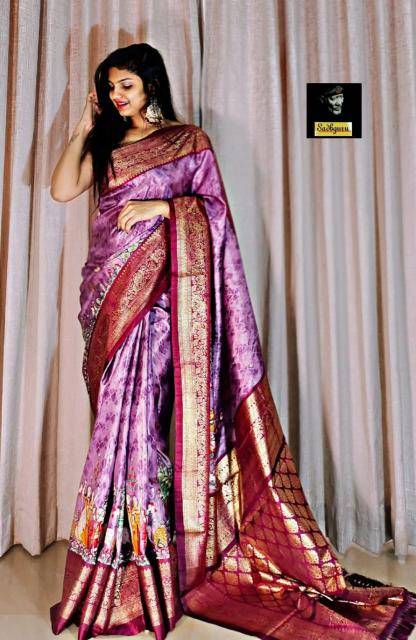 Malhar priya soft dola silk Saree wholesale market in West Bengal