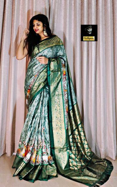 Malhar priya soft dola silk Saree wholesale market in West Bengal