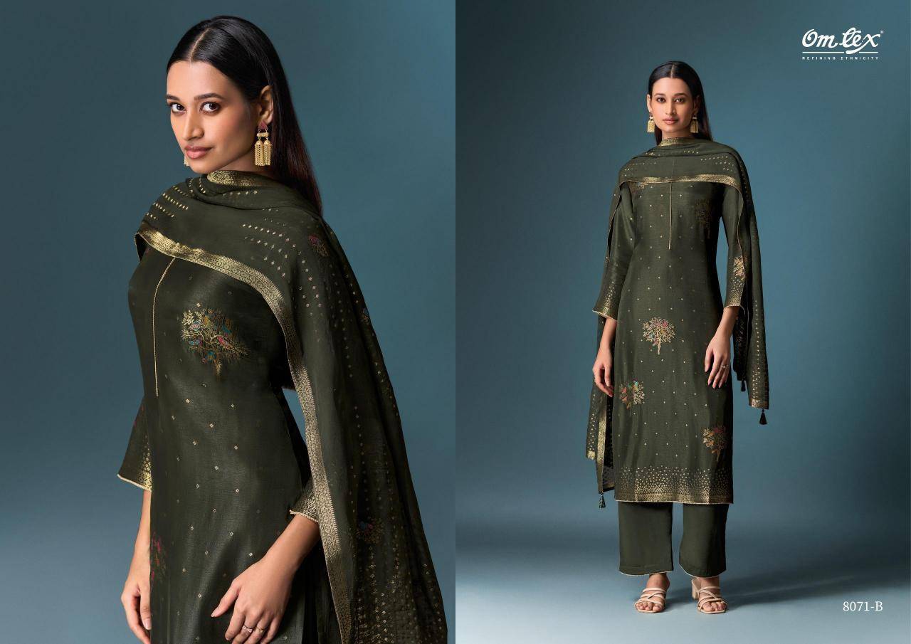 Omtex yalini Designer dress materials in Surat