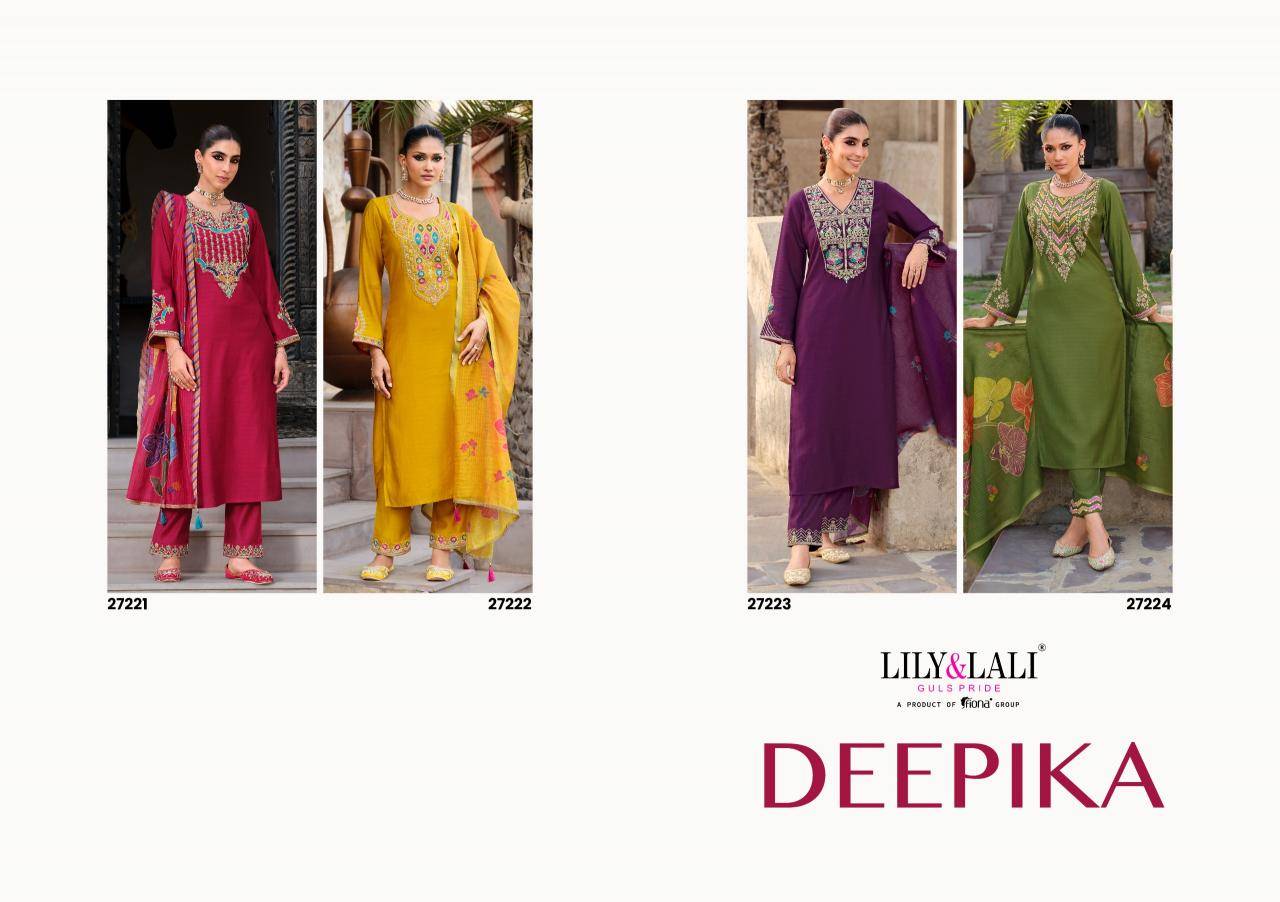 Lily & lali deepika silk 3 Designer kurtis wholesale