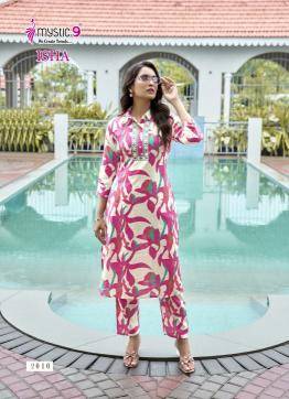 Mystic9 isha vol 2 Printed kurtis wholesale