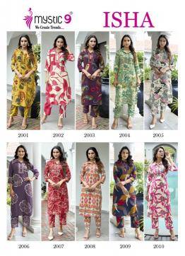 Mystic9 isha vol 2 Printed kurtis wholesale