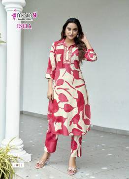 Mystic9 isha vol 2 Printed kurtis wholesale