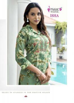 Mystic9 isha vol 2 Printed kurtis wholesale