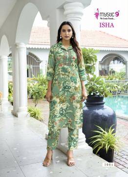 Mystic9 isha vol 2 Printed kurtis wholesale