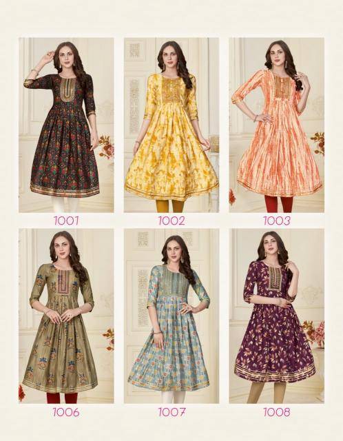 Diya trends fashion samora vol.1 Kurtis wholesale online