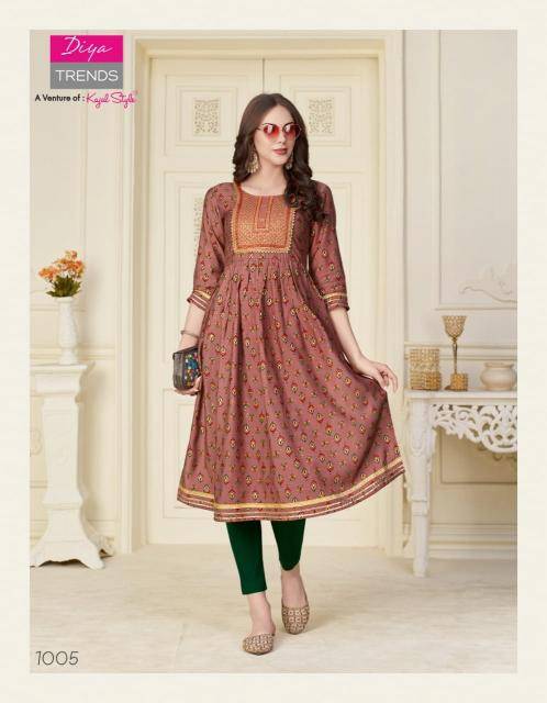 Diya trends fashion samora vol.1 Kurtis wholesale online