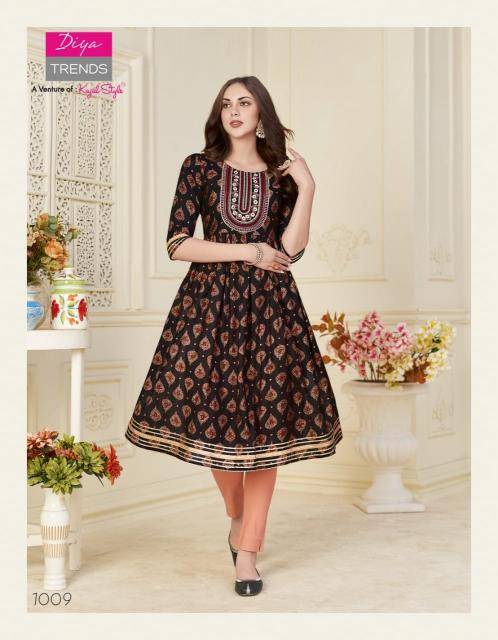 Diya trends fashion samora vol.1 Kurtis wholesale online