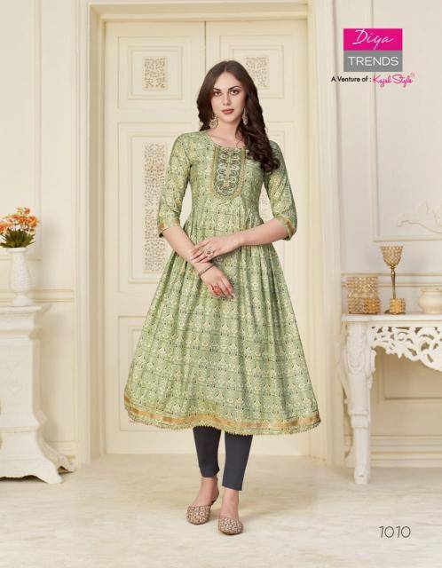 Diya trends fashion samora vol.1 Kurtis wholesale online