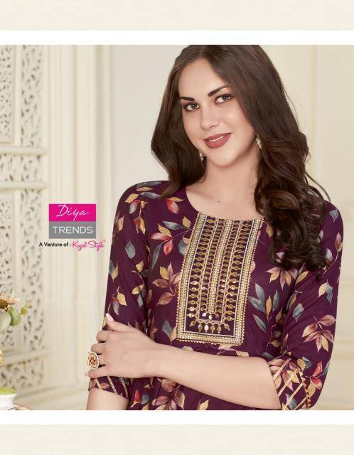 Diya trends fashion samora vol.1 Kurtis wholesale online