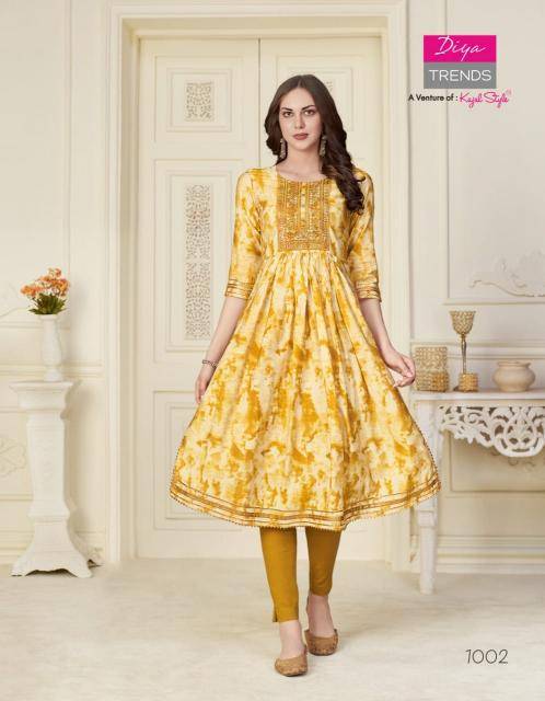 Diya trends fashion samora vol.1 Kurtis wholesale online