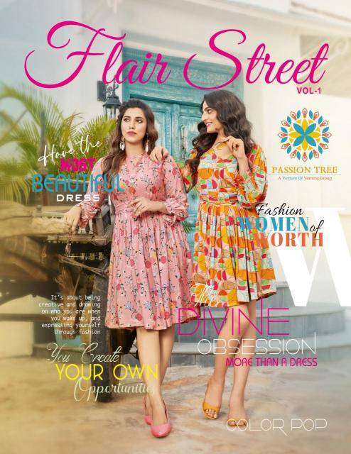 Passion tree flair street vol 1 Kurtis wholesale suppliers in India
