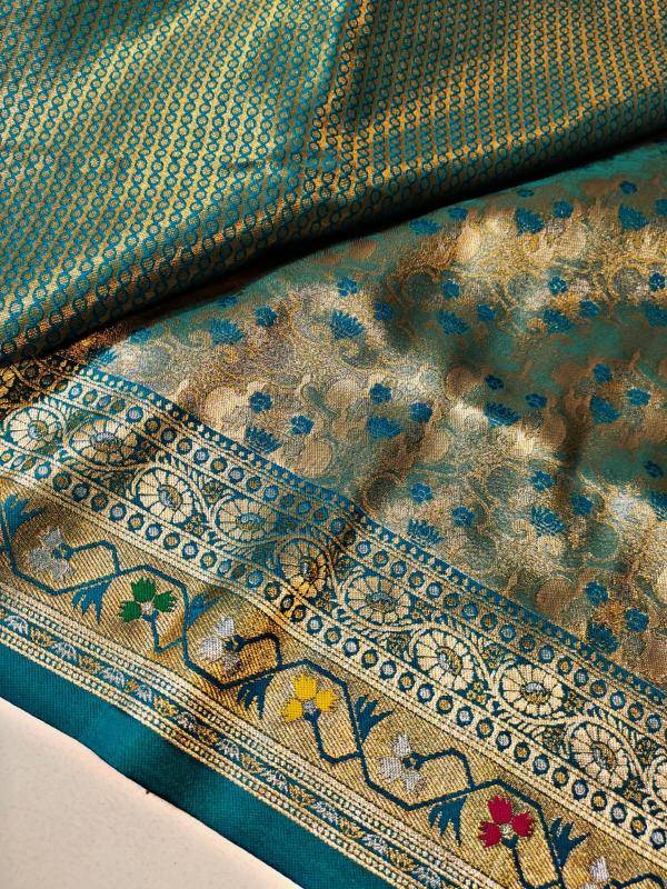Malhar soft silk original gold  Saree Wholesalers in Gujarat