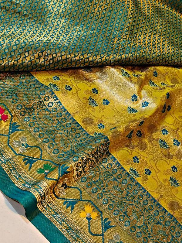 Malhar soft silk original gold  Saree Wholesalers in Gujarat