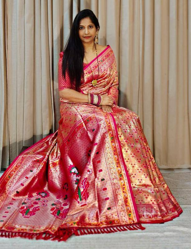 Malhar soft silk original gold  Saree Wholesalers in Gujarat