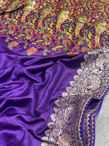 Akshara russian cotton silk Saree Manufacturer in Surat