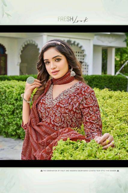 Shorya looks v neck Kurti supplier for boutiques