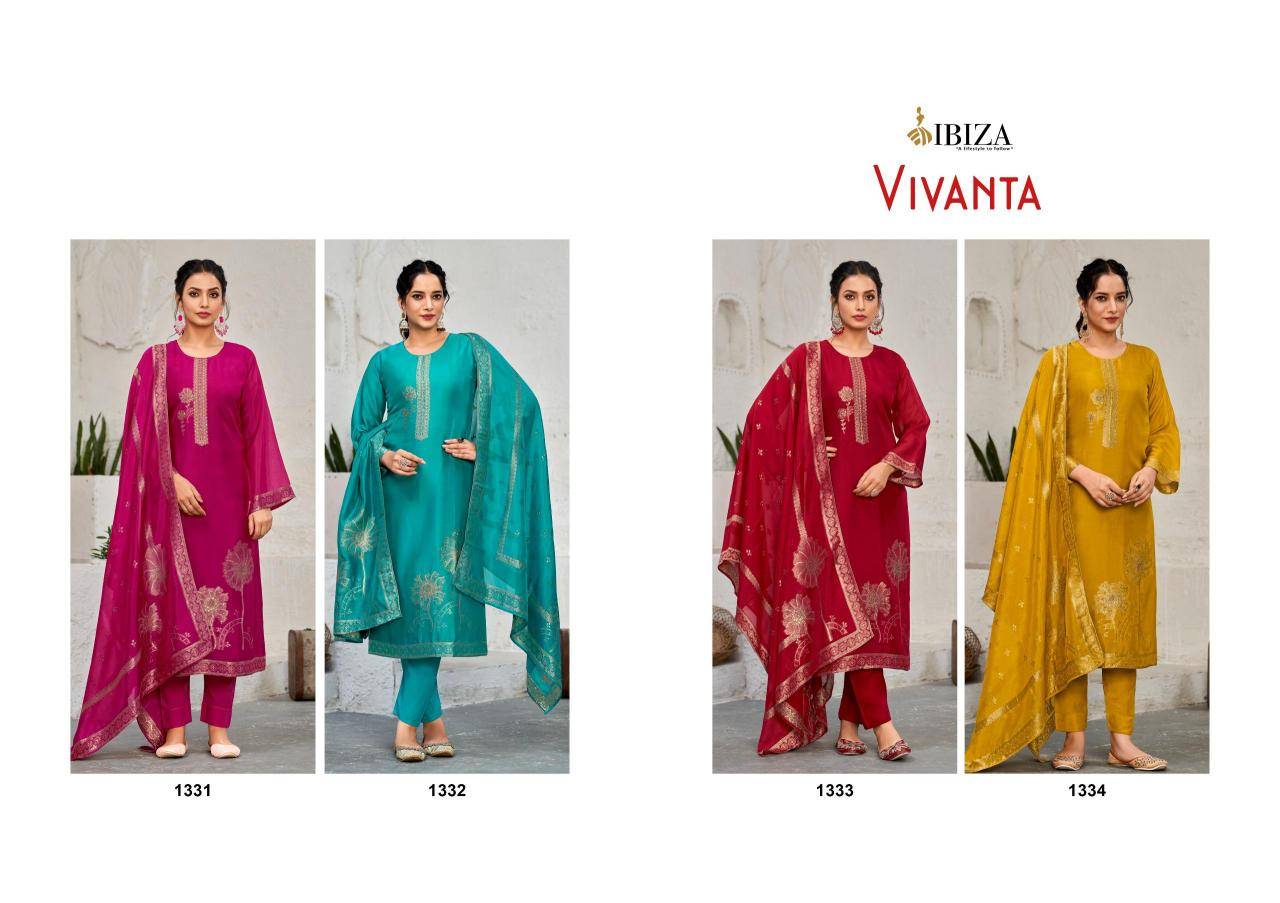 Ibiza vivanta Designer dress material wholesale