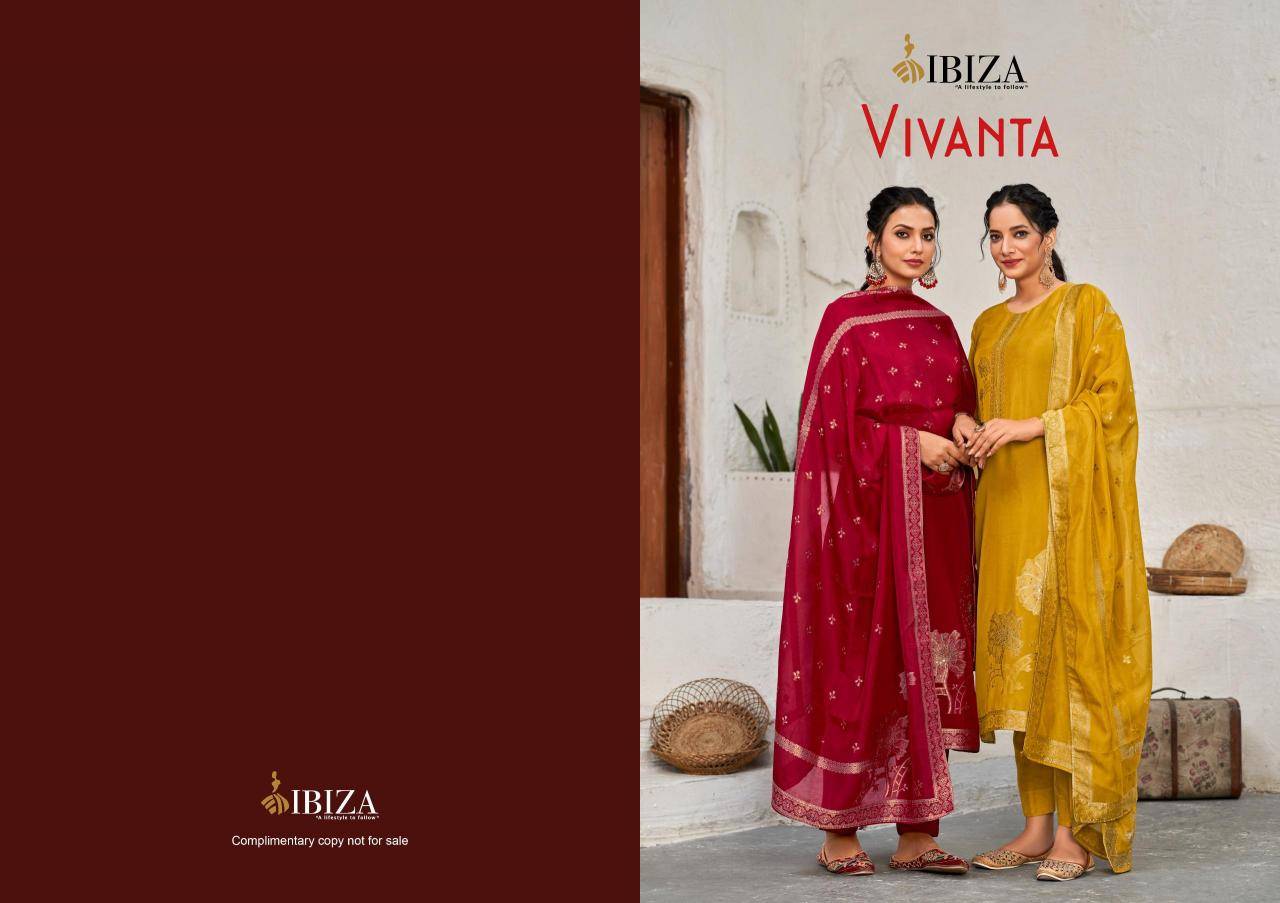 Ibiza vivanta Designer dress material wholesale