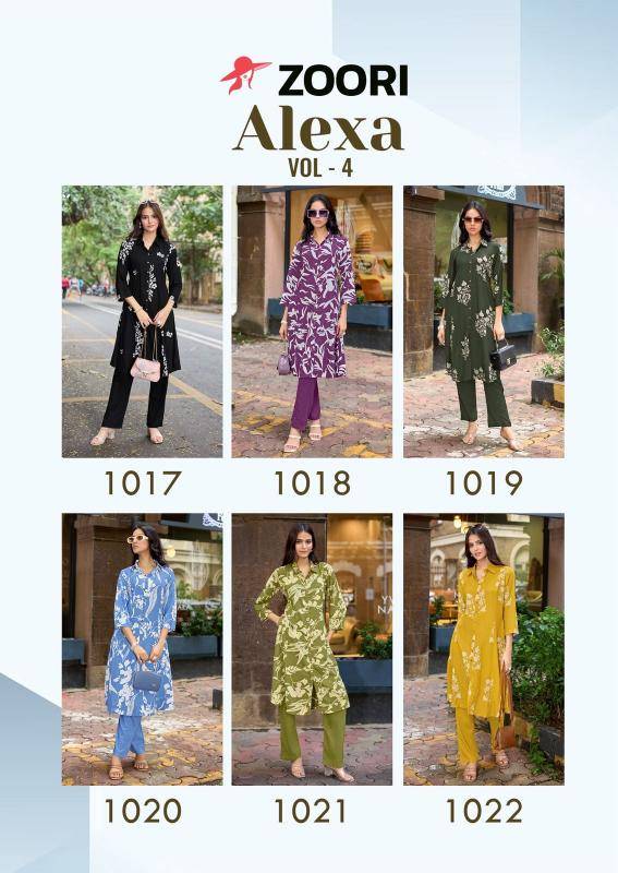 Zoori alexa vol 4 coord set Kurti dealers in Bangalore