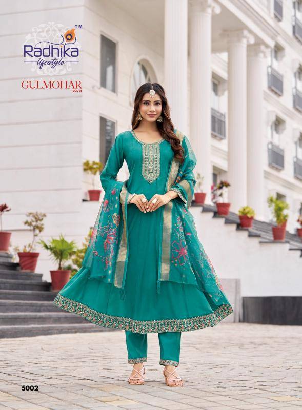 Radhika lifestyle gulmohar vol 5 Kurti suppliers in Bangalore