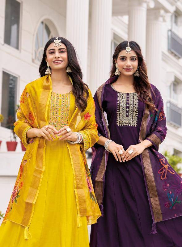 Radhika lifestyle gulmohar vol 5 Kurti suppliers in Bangalore