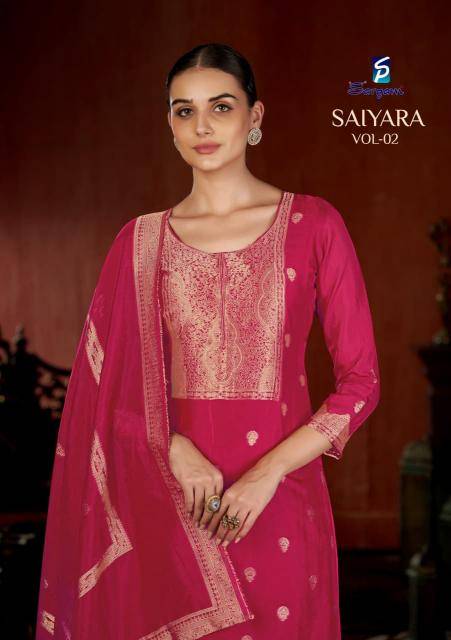 Sargam saiyara vol 2 Wholesale dress materials supplier in Kolkata