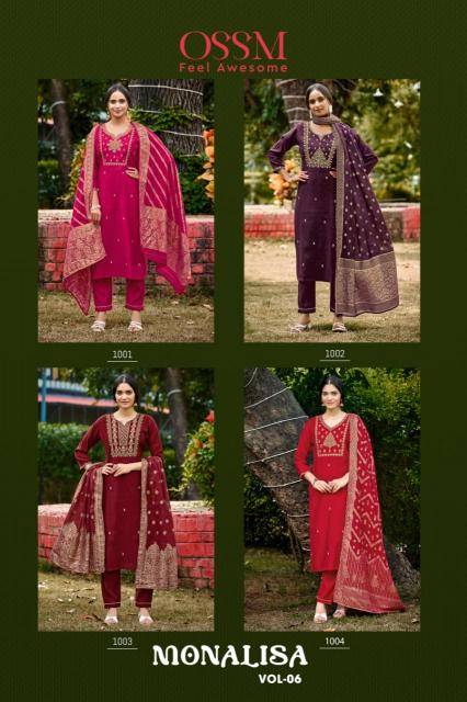 Ossm monalisa vol 6 Kurti suppliers in Surat
