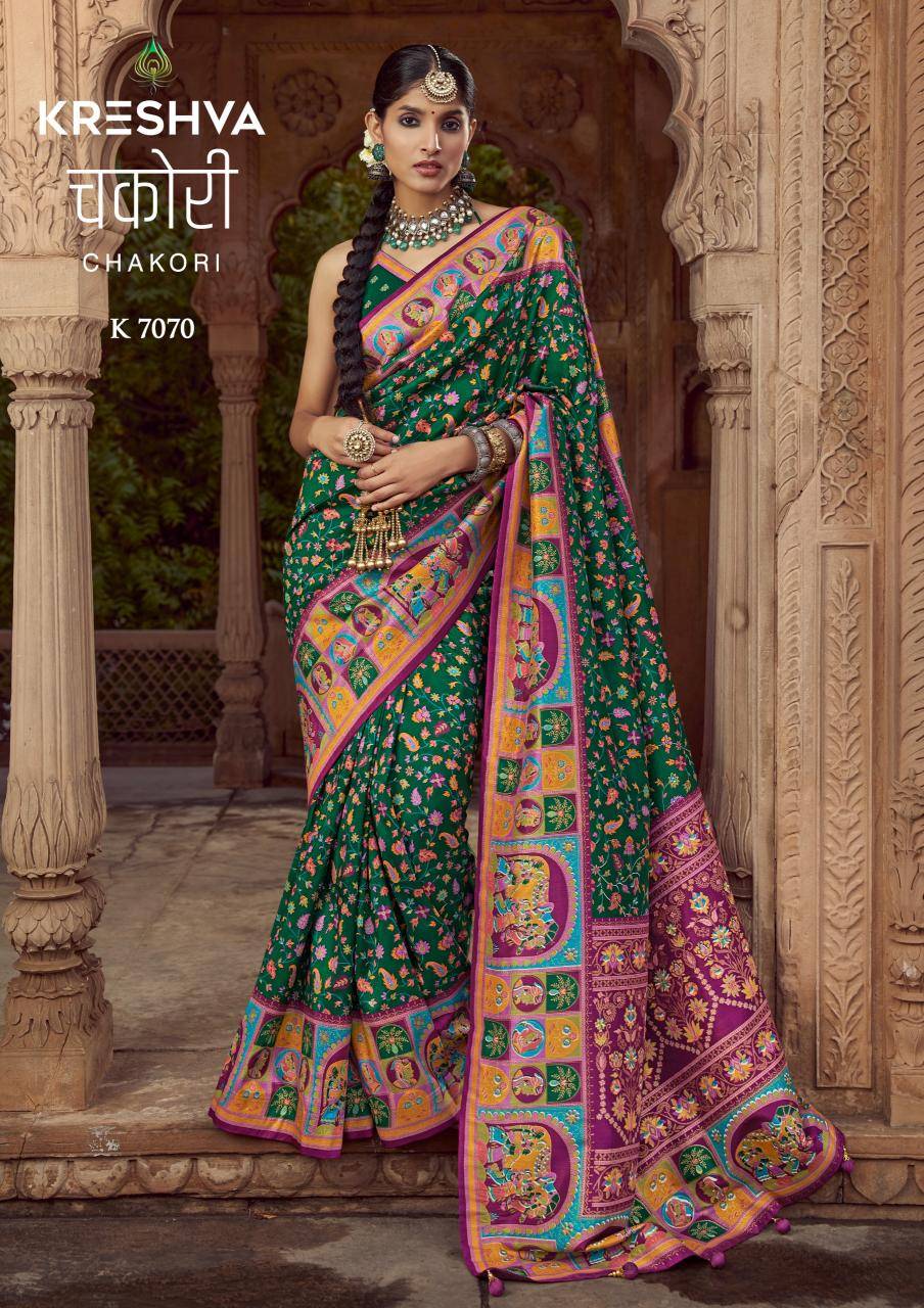 Shorya kreshva chakori Surat textile market kurtis