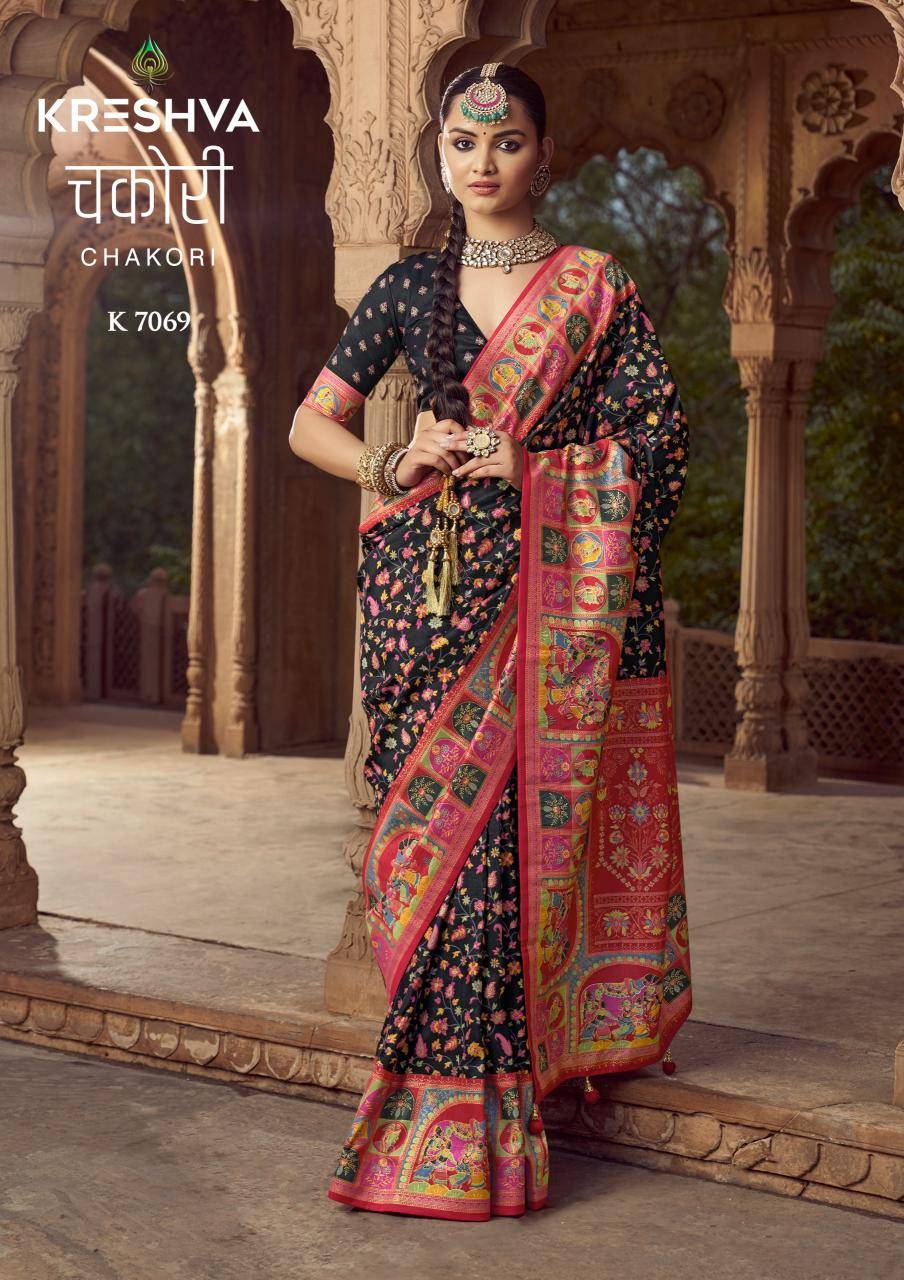 Shorya kreshva chakori Surat textile market kurtis