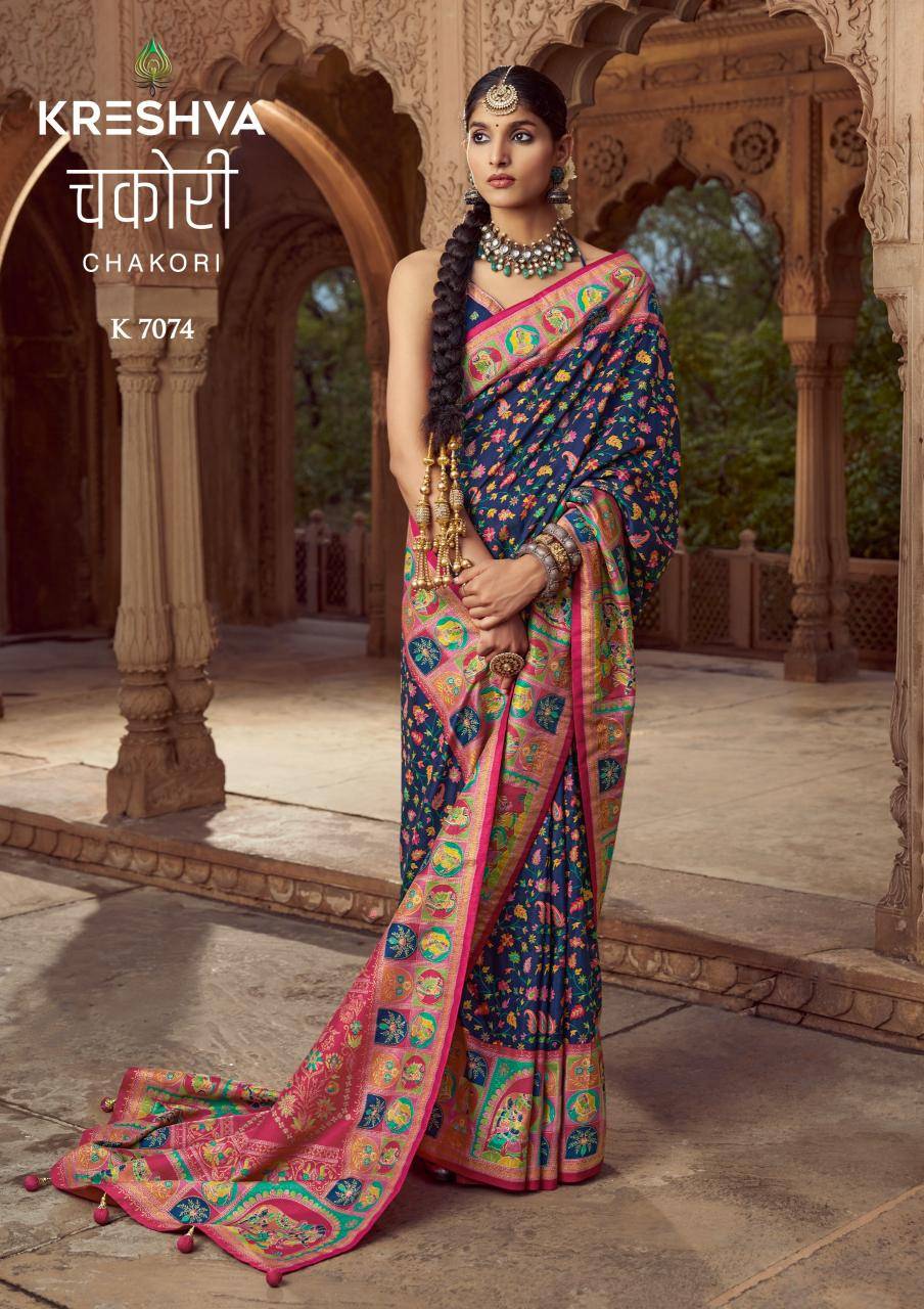 Shorya kreshva chakori Surat textile market kurtis