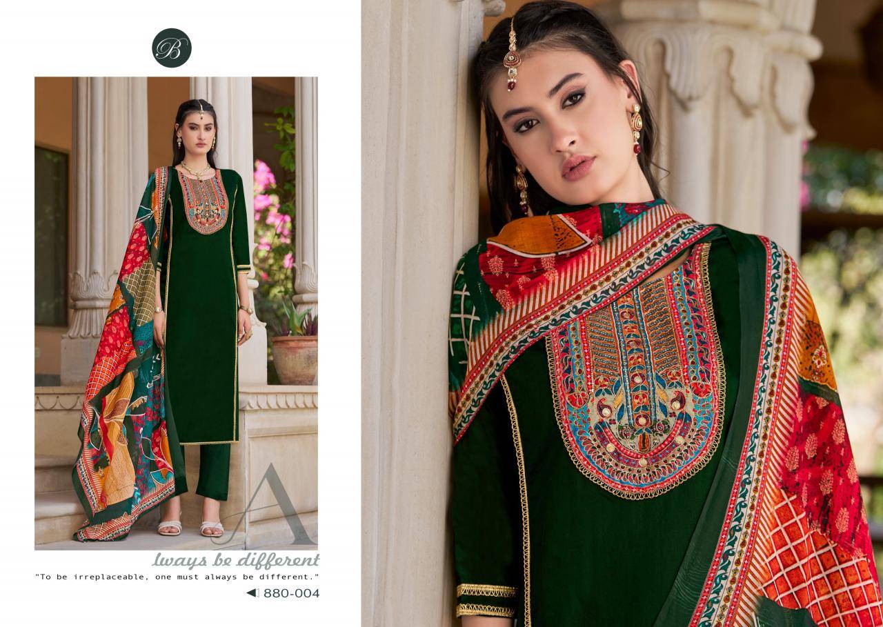 Belliza lamia Dress material designs