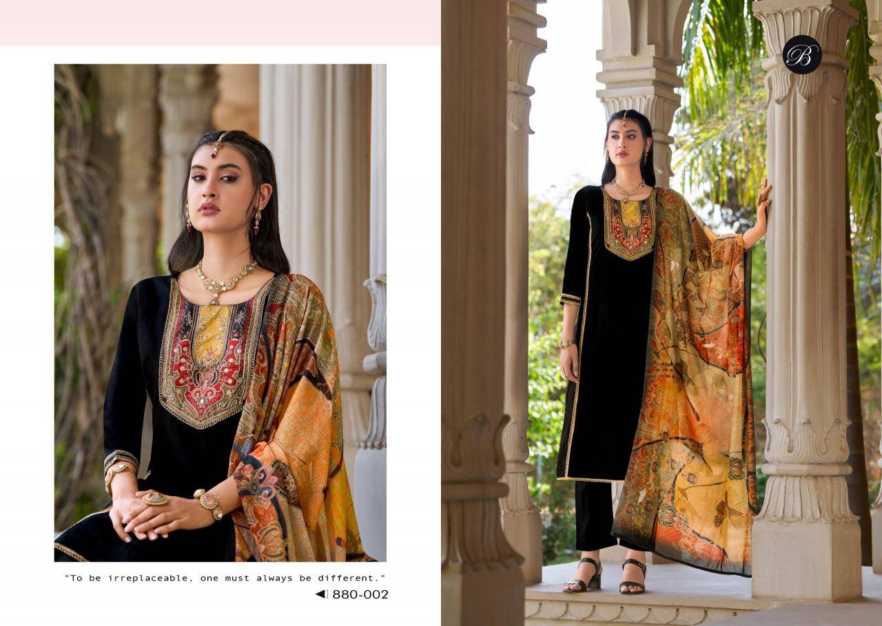 Belliza lamia Dress material designs