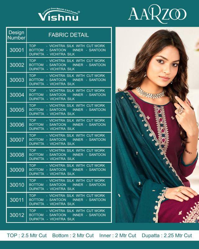 Vishnu aarzoo Wholesale dress materials online