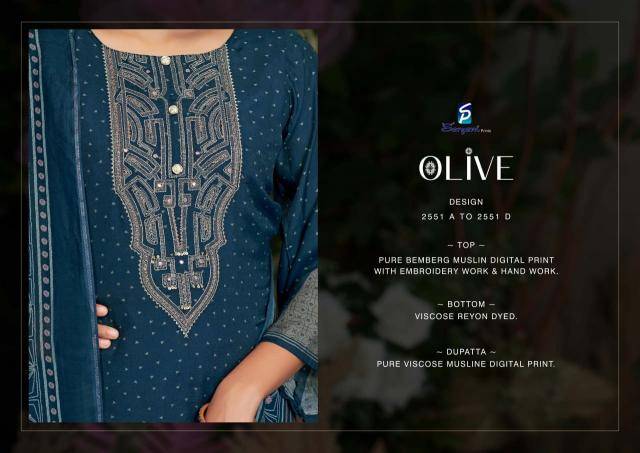Sargam olive Dress materials manufacturers in Surat