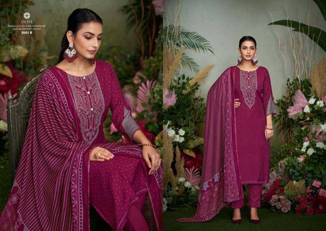 Sargam olive Dress materials manufacturers in Surat