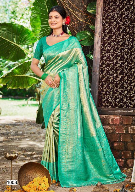 Shorya nikhila kanjivaram silk  Wholesale saree market