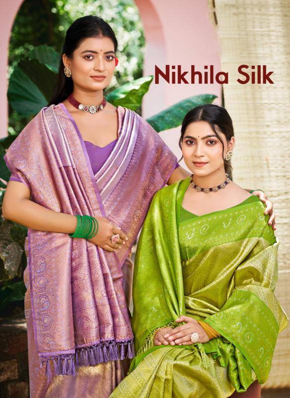 Shorya nikhila kanjivaram silk  Wholesale saree market