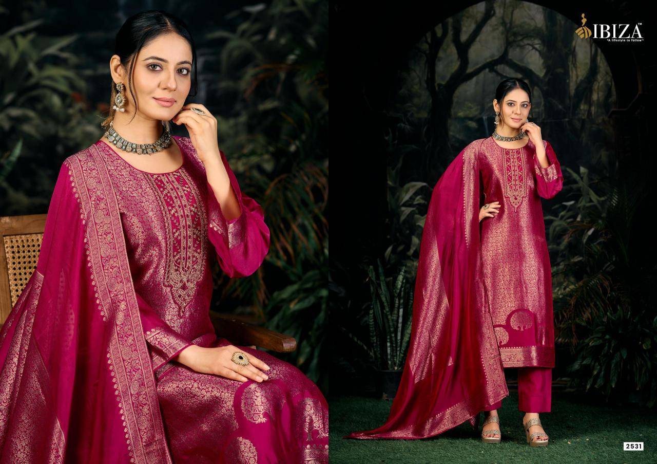 Ibiza sindoor silk Surat dress material wholesale online shopping