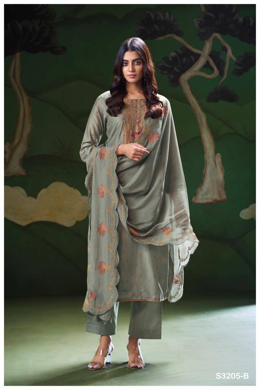 Ganga nyla 3205 Dress material for ladies wholesale