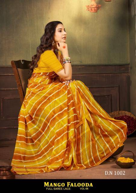 Shorya mango falooda Fancy Saree suppliers