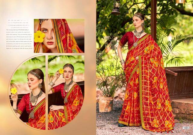Shorya printed fancy Saree exporters in India