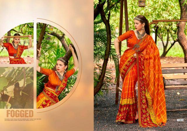 Shorya printed fancy Saree exporters in India